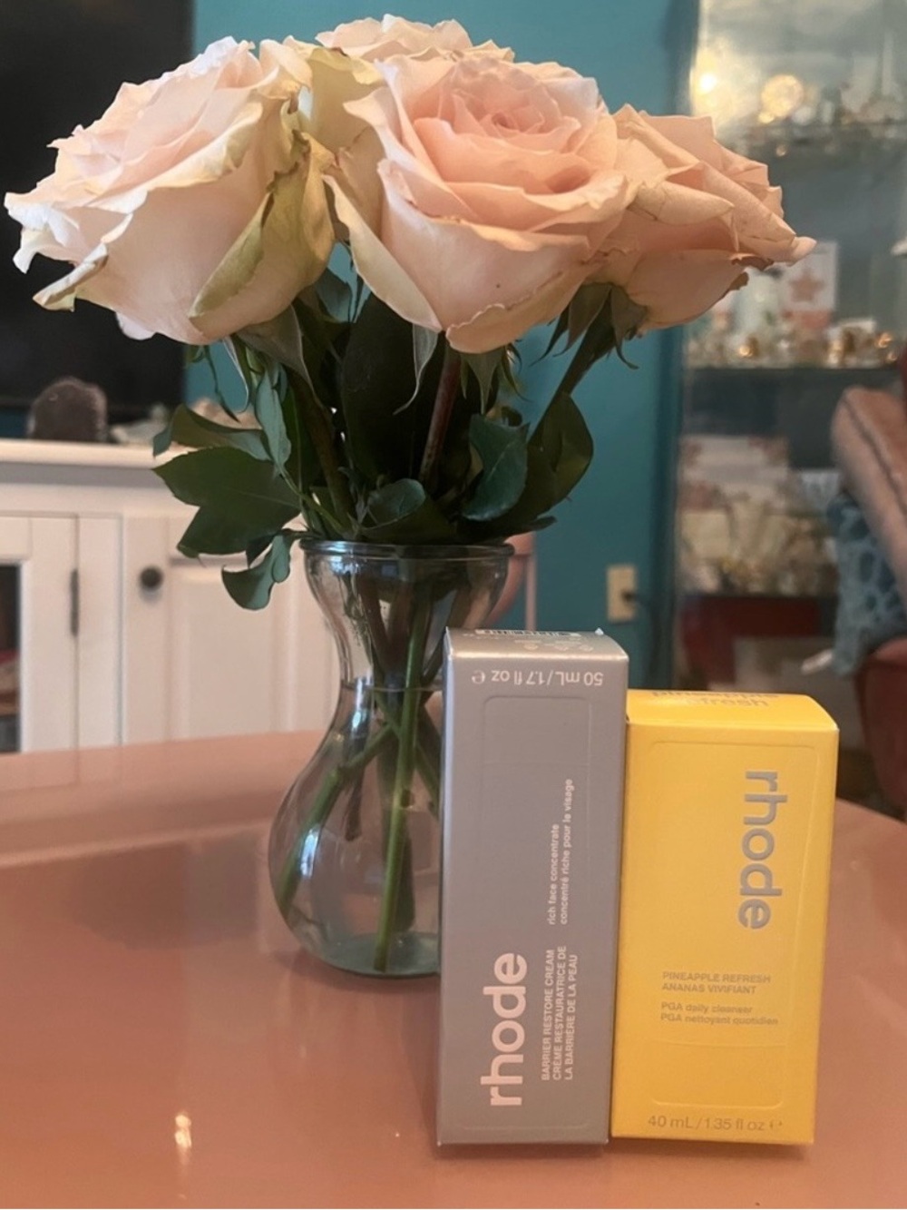 NIB RHODE Pineapple Refresh Cleanser/Barrier Cream 50ml/40ml